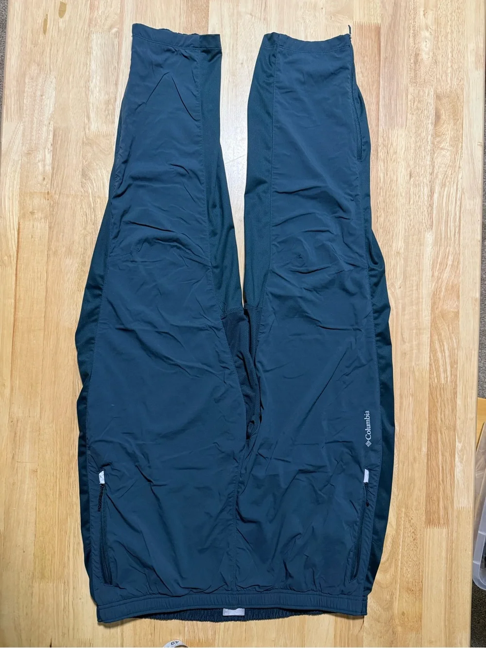 Columbia Men’s XXL 31 Long Navy Fleece Lined Track Pants Zip